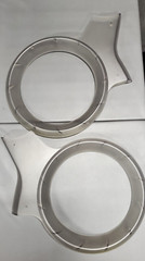 Bowflex Revolution Clear Plastic Shroud Spiraflex Engine Cover Pair