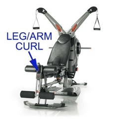 ONE USED LEG EXTENSION ARM CURL Assembly for Bowflex Revolution