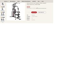 Marcy MWM-988 Home Gym System 150lb Weight Stack Machine