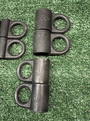 Bowflex Power Rod End Caps Lot of 10 (5, 10, 30, 50 pound) OEM Replacements