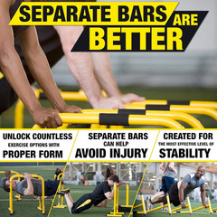 Equalizer Total Body Strengthener – Portable Dip Station for Full Bodyweight Tra