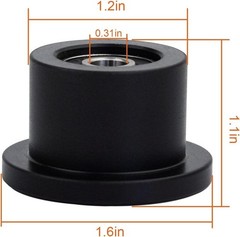 Total Gym 1700 Club Wheels/Rollers Qty for 4 Models 1000 1100, 1400, 1500, 1600,