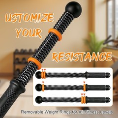 Ropeless Battle Ropes for Home Gym, Weighted Cordless Battle Rope with Adjust…