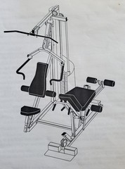 Precor S3.25 Adjustable Home Gym Weight Stack Machine w/ Lat Pulldown, Chest….