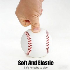 Soft Foam Baseball Stress Ball Kids Training Toy Indoor Outdoor Play Ball