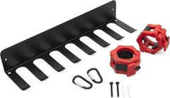FOURTH BORN Gym Wall Rack Barbell Collars Home Gym Storage Hanger Organizer Set