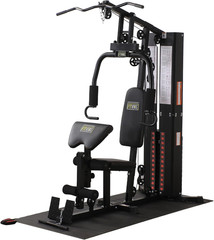 Multifunctional Steel Frame Home Gym Machine with Floor Mat – Strength Training