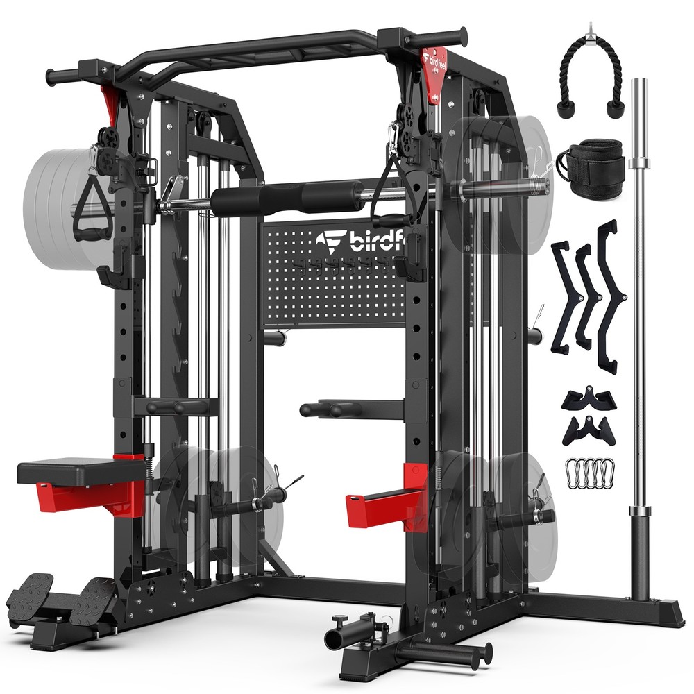 Home Gym System Workout Station Smith Machine Multifunctional Workout Equipment