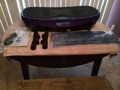 Body Express Fitness Equipment in color purple