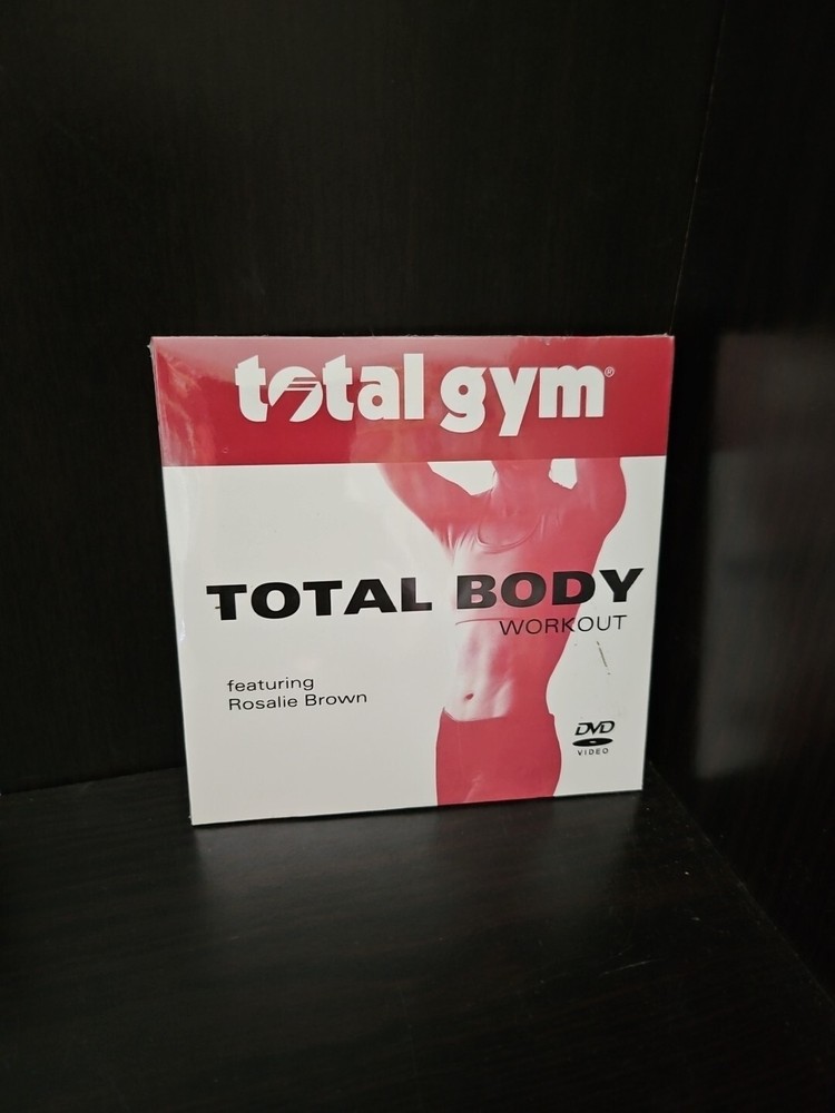 Total Gym Total Body Workout DVD featuring Rosalie Brown Slim Case Sealed Tr8#59
