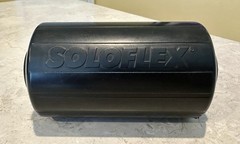 (Set of 4) – Original Soloflex Fitness Machine Rubber Roller Foam Pads, Black