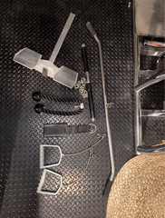 Used but refurbrished vintage Universal gym machine.