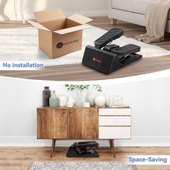 Under Desk Elliptical Machine, Portable Electric Leg Exerciser w/ Remote