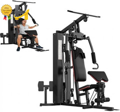 Multifunctional Home Gym Equipment 150LB Weight Stack Workout Machine Station