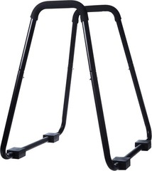 Alloy Steel Strength Training Dip Stand Black 661LBS Strength Training Equipment