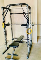 Fitness Reality 810XLT Super Max Power Cage with 800 lbs Super Max 1000 Weight