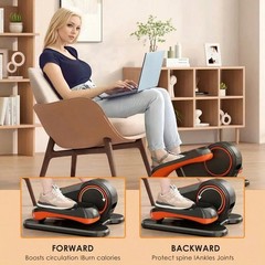 Under Desk Elliptical Machine, Portable Electric Leg Exerciser w/ Remote