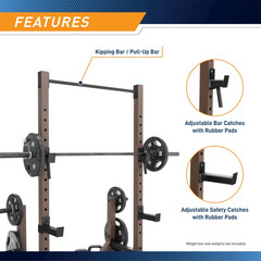 Industrial Inspired Heavy Duty Home Gym System for Bodybuilding and Strength Tra