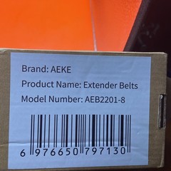 AEKE Extender Belts padded AEB2201-8 Package Of 2