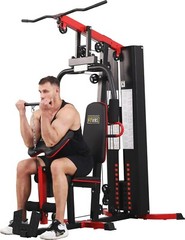 Multifunctional Home Gym System Full Body Workout Station 330lb Weight Workout