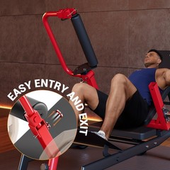 Hip Thrust Machine 900LBS Heavy Duty Glute Bridge Machine Home Gym Butt Exercise