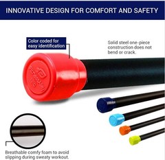 Fitness Alley Scultping Workout Bar / Exercise Bar / Weighted Bar – 12LB (Red)