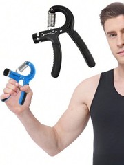 1pc Adjustable Hand Gripper 10-60kg Strength Trainer For Hand Wrist Forearm