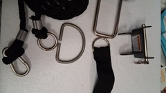 Total Gym 1400 Leg Pulley Foot Harness Tower Bracket D Ring C Pin Parts Only