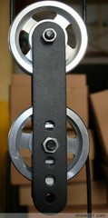 Universal 90/114mm Aluminium Alloy Bearing Pulley Wheel Cable Gym Equipment Part