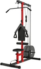 Pull Down & Low Row Cable Machine Home LAT Pulley System for Full Body Workout