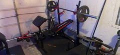 Adjustable Bench Press And Squat Rack