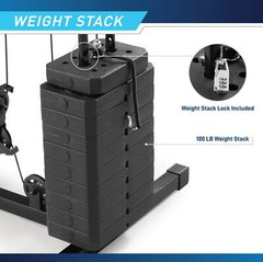 100 Lbs Stack Home Gym NEW FREE SHIPPING USA ONLY