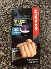 Weider Women’s Silicone Fitness Rings XS/S Fits Sizes 4-6, NEW!
