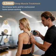 Fancy Home® Mini Massage Gun – Palm Sized Deep Tissue Massager Gun, Unique