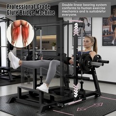 Heavy Duty Hip Thrust Machine 770 LBS for Home Gym Glute Training