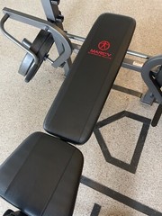 Standard Weight Bench | Marcy Diamond Elite MD-389 Leg Developer Preacher Curl