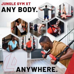 Lifeline Jungle Gym XT Body Weight Suspension Trainer System – Patented Sp