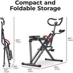 Adjustable Squat Assist Machine 5 Resistance Levels Home Gym Fitness Equipment