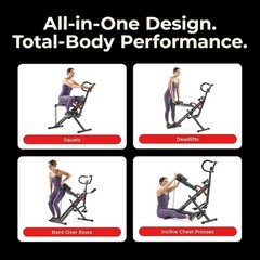 Adjustable Squat Assist Machine 5 Resistance Levels Home Gym Fitness Equipment