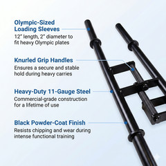 Body-Solid BSTFWH Farmers Walk Bars (Sold in Pairs)