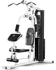Dual-Functioning Upper and Lower Body 150-Pound Stack Home Gym Workout Weight Ma
