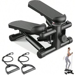 Sweetcrispy Mini Twist Stepper with Resistance Bands – 265LBS Home Workout
