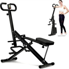 HEAVY DUTY 2-in-1 Super Easy Squat Rowing Machine 330 Load WE SHIP OVERSEAS