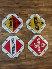 Lot Of 12……….16-way Flip Placard Replacement, All Brand New, Free Shipping
