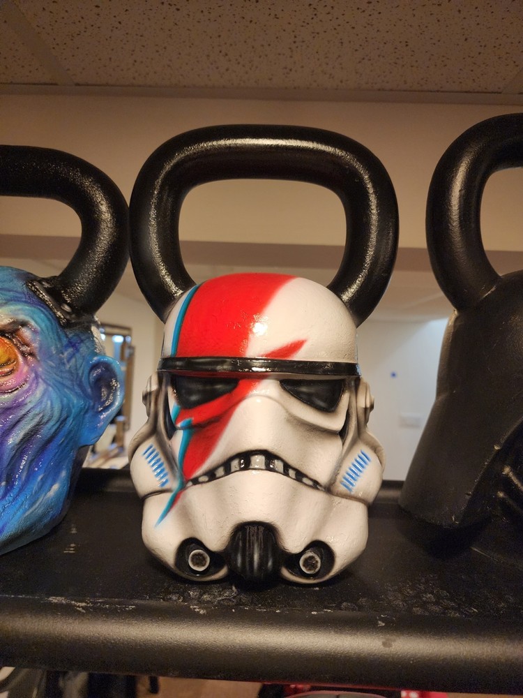 Onnit Star Wars Stormtrooper Kettlebell 60lbs Painted