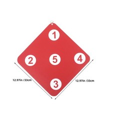 2 Pcs Double Sided Fencing Target for Outdoor Fencing and Archery Practice