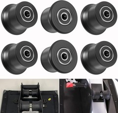 6-Pack Sliding Seat Bracket Roller for Bowflex Home Gym Fits Motivator2, Pr1000