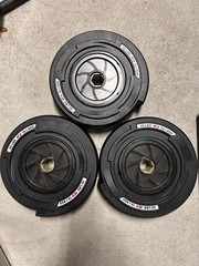 Set Of 3 40lb Bowflex Revolution Spiraflex Plates Weights (120lb Upgrade)