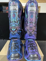 BUDDHA FIGHT WEAR Buddha Fight Wear Luzbel shin pads Size L