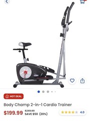 Body Champ 2-in-1 Cardio Trainer